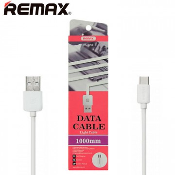 USB кабель Remax Light speed RC-006a Type-C 1m белый в Одессе