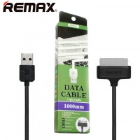 USB кабель Remax Light speed RC-06i4 Apple 30pin 1m черный