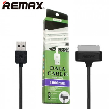 USB кабель Remax Light speed RC-06i4 Apple 30pin 1m черный в Одессе