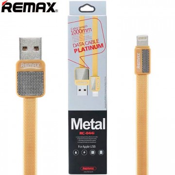 USB кабель Remax Platinum RC-044i Lightning 1m золотистый в Одессе