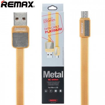 USB кабель Remax Platinum RC-044m micro USB 1m золотистый в Одессе