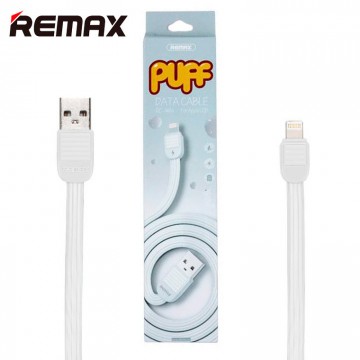 USB кабель Remax Puff RC-045i Lightning 1m белый в Одессе