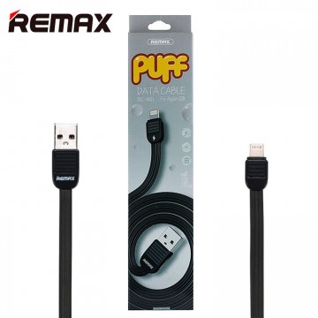 USB кабель Remax Puff RC-045i Lightning 1m черный в Одессе