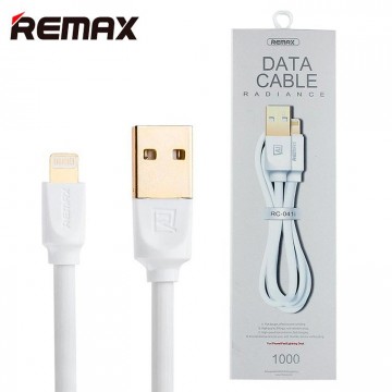 USB кабель Remax Radiance RC-041i Lightning 1m белый в Одессе