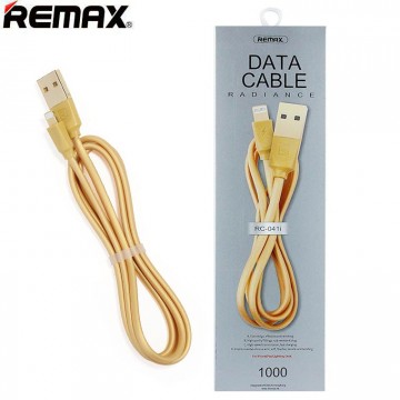 USB кабель Remax Radiance RC-041i Lightning 1m золотистый в Одессе