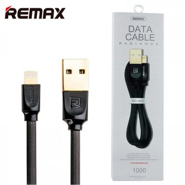 USB кабель Remax Radiance RC-041i Lightning 1m черный в Одессе