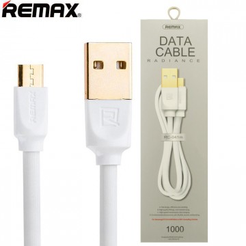 USB кабель Remax Radiance RC-041m micro USB 1m белый в Одессе