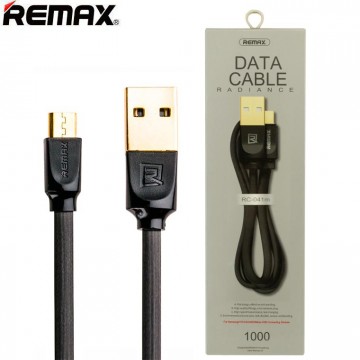 USB кабель Remax Radiance RC-041m micro USB 1m черный в Одессе