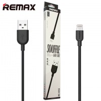 USB кабель Remax Souffle RC-031i Lightning 1m черный