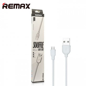 USB кабель Remax Souffle RC-031m micro USB 1m белый в Одессе