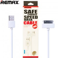 USB кабель Remax RC-006i4 Apple 30pin 1m белый