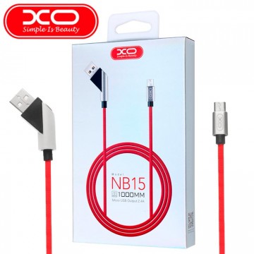 USB кабель XO NB15 micro USB 1m красный в Одессе