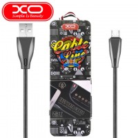 USB кабель XO NB17 micro USB 1m черный