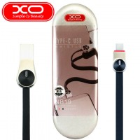 USB кабель XO NB19 Type-C 0.2m черный