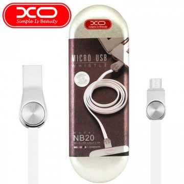 USB кабель XO NB20 micro USB 1m белый в Одессе