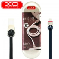 USB кабель XO NB20 micro USB 1m черный