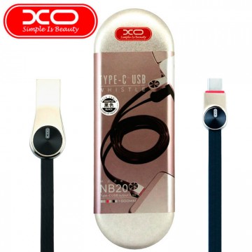 USB кабель XO NB20 Type-C 1m черный в Одессе