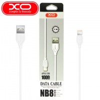 USB кабель XO NB8 Lightning 1m белый