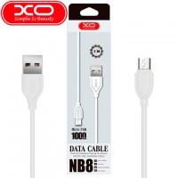 USB кабель XO NB8 micro USB 1m белый