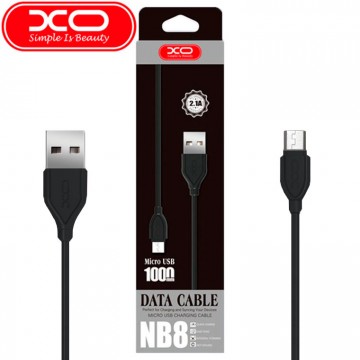 USB кабель XO NB8 micro USB 1m черный в Одессе