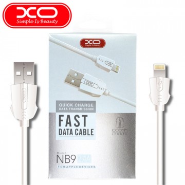 USB кабель XO NB9 Lightning 1m белый в Одессе