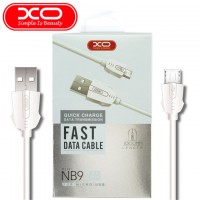 USB кабель XO NB9 micro USB 1m белый