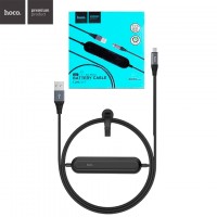 USB кабель Hoco U22 Bei+Power bank 2000 mAh micro USB 1.2m черный