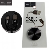 USB кабель Hoco U23 Resilient Type-C 1m черный