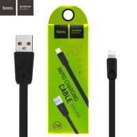 USB кабель Hoco X9 Rapid Lightning 2m черный