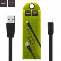 USB кабель Hoco X9 Rapid micro USB 1m черный