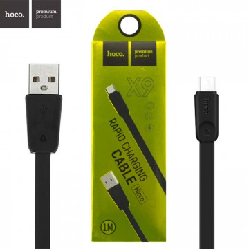 USB кабель Hoco X9 Rapid micro USB 1m черный в Одессе