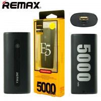 Power Bank Remax E5 5000 mAh черный