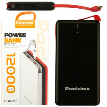 Power Bank Reddax RDX-215 12000 mAh черный в Одессе