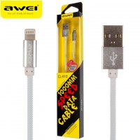 USB кабель AWEI CL-910 Lightning 1m белый