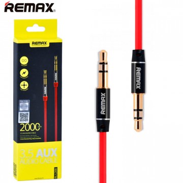 AUX кабель 3.5mm Remax RL-L200 2 метра красный в Одессе