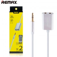 Разветвитель для наушников 3.5mm Remax RL-S20 0.25 метра белый