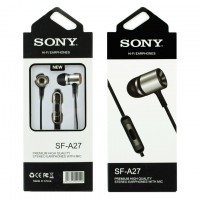 Наушники с микрофоном Sony SF-A27 Black