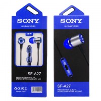 Наушники с микрофоном Sony SF-A27 Blue