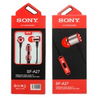 Наушники с микрофоном Sony SF-A27 Red