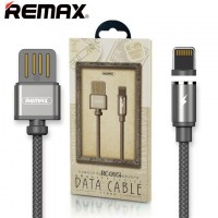 USB кабель Remax RC-095i Magnetic Gravity 1m lightning черный