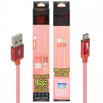 USB кабель King Fire FY-021 micro USB 1m красный в Одессе