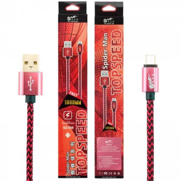 USB кабель King Fire SZ-026 micro USB 1m красный в Одессе