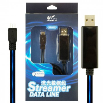 USB кабель King Fire Streamer SE-023 micro USB 1m черный в Одессе