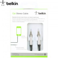 AUX кабель 3.5mm Belkin 0.9м high copy черный