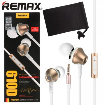 Наушники с микрофоном Remax RM-610D золотистые в Одессе