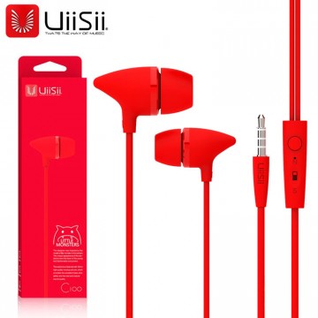 Наушники с микрофоном UiiSii C100 красные в Одессе