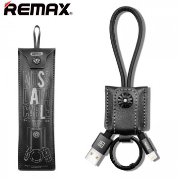 USB кабель Remax RC-079i lightning 0.3m черный в Одессе