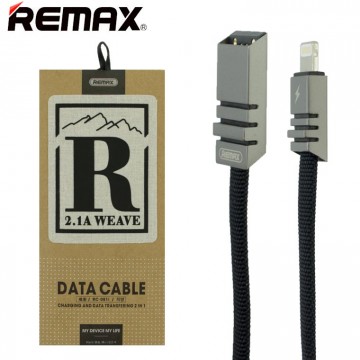 USB кабель Remax RC-081i lightning 1m черный в Одессе
