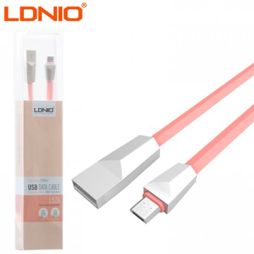 USB кабель LDNIO LS26 micro USB 1m розовый в Одессе