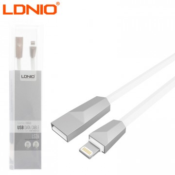USB кабель LDNIO LS26 lightning 1m белый в Одессе